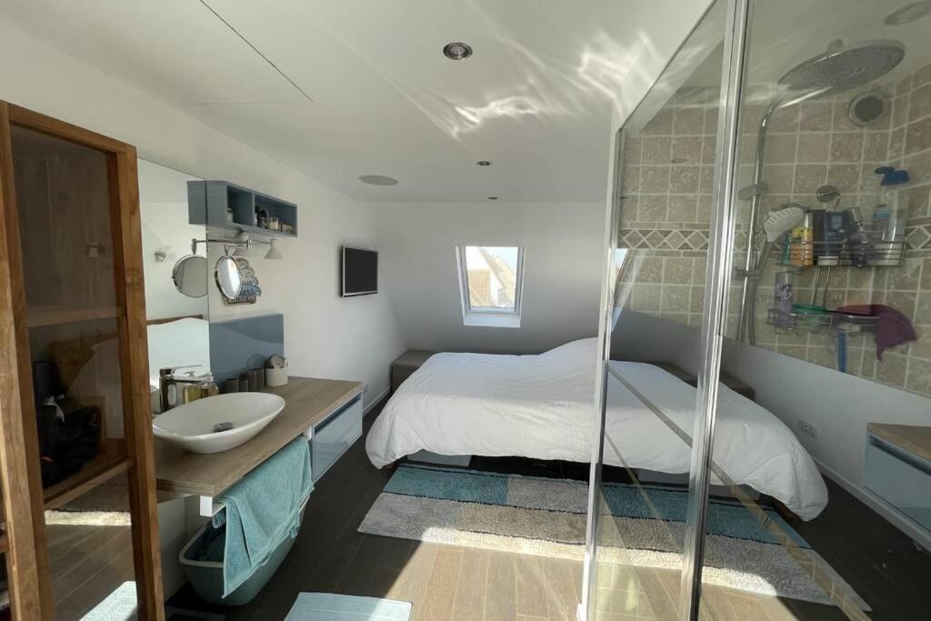 Duplex Avec Jacuzzi Vue Imprenable Sur La Baie De Wissant公寓 外观 照片