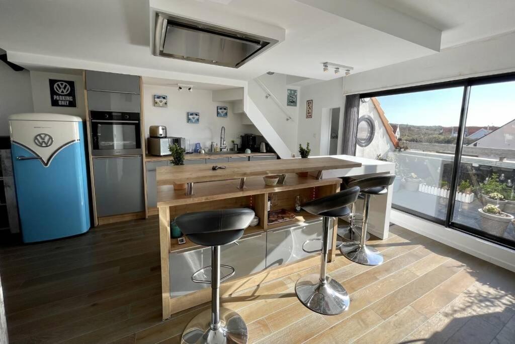 Duplex Avec Jacuzzi Vue Imprenable Sur La Baie De Wissant公寓 外观 照片
