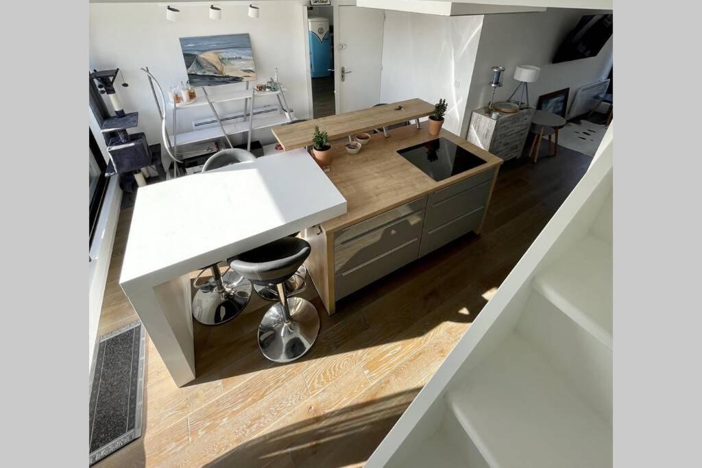 Duplex Avec Jacuzzi Vue Imprenable Sur La Baie De Wissant公寓 外观 照片