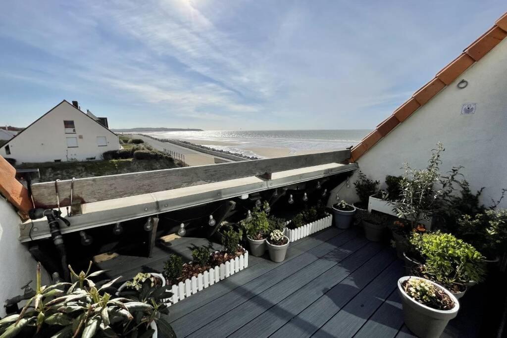 Duplex Avec Jacuzzi Vue Imprenable Sur La Baie De Wissant公寓 外观 照片
